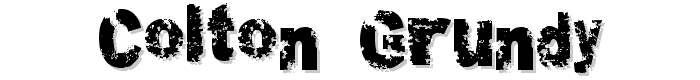 Colton Grundy font